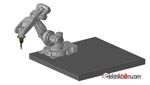 Endüstriyel Robot Kolu Model Revit 3D Model Çizimi