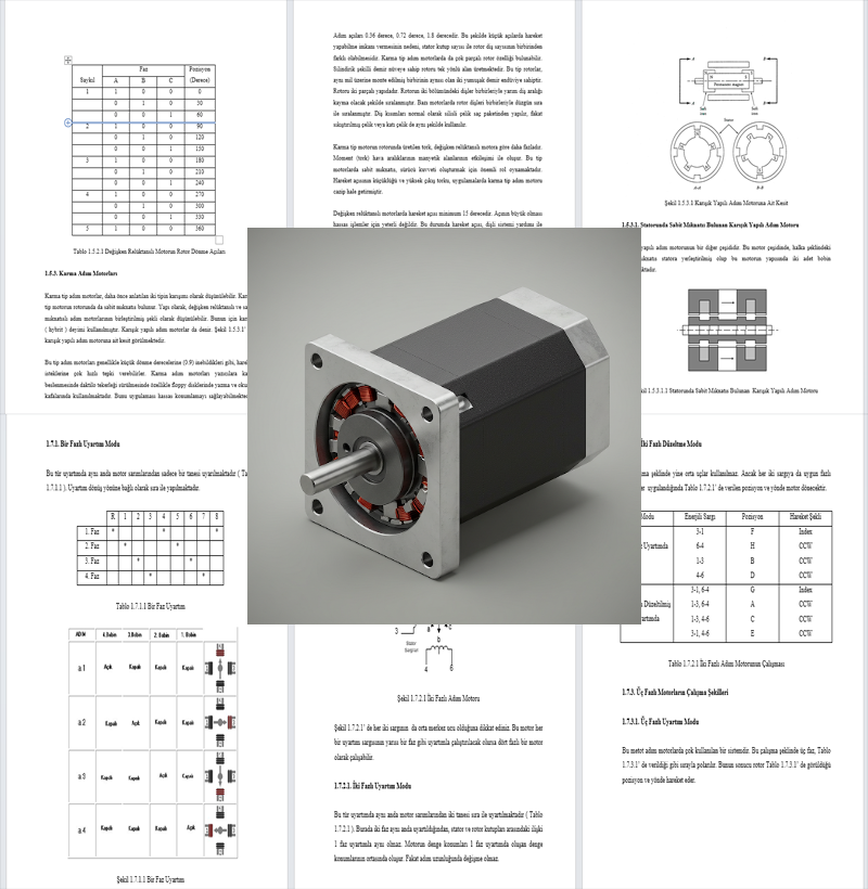 Adım (Step) Motor Kontrol Devreleri