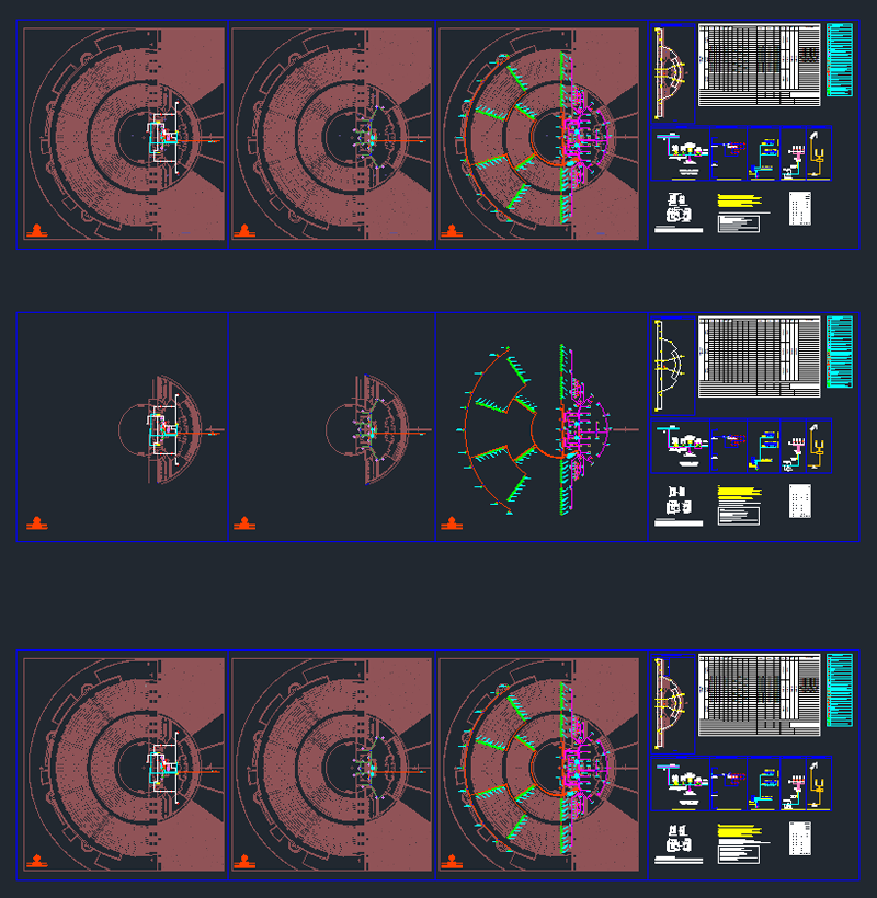 Amfi Tiyatro Mimari ve Elektrik Tesisat Projesi