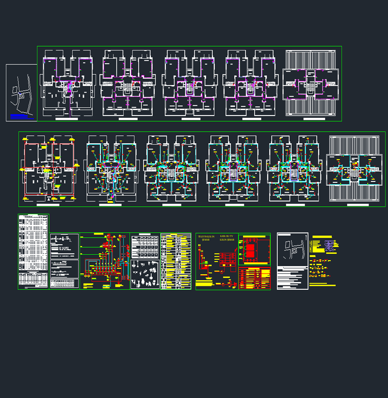 Apartman Tam Set Proje