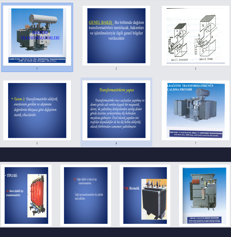 Dağıtım Transformatörleri (EKAT Sınavı Kaynak)