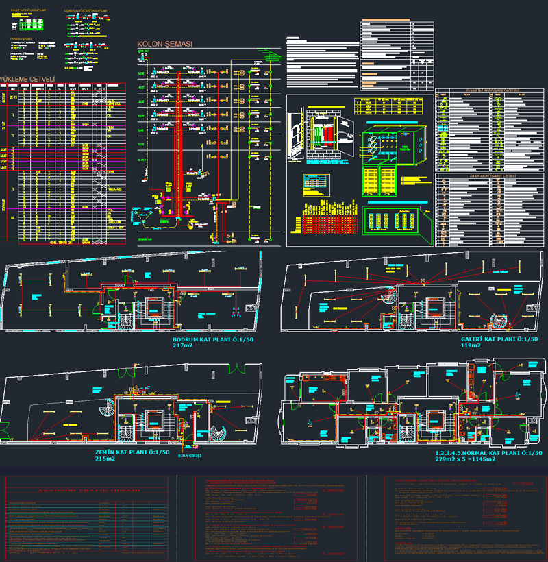 İşyeri + 5 Kat Mesken Tam Set Proje