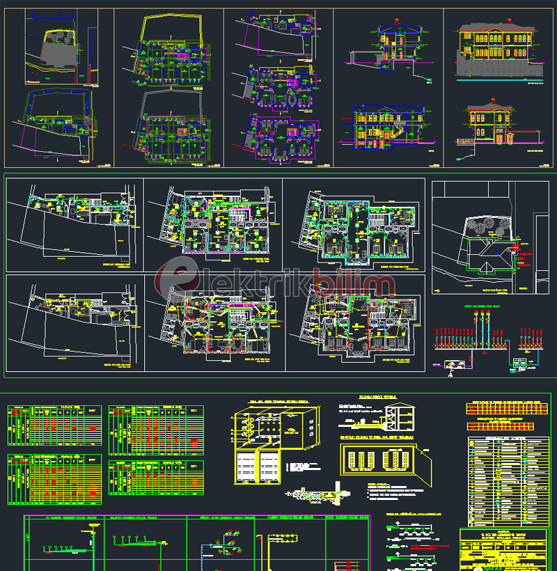 Kültür Binası Elektrik Tesisat Projesi