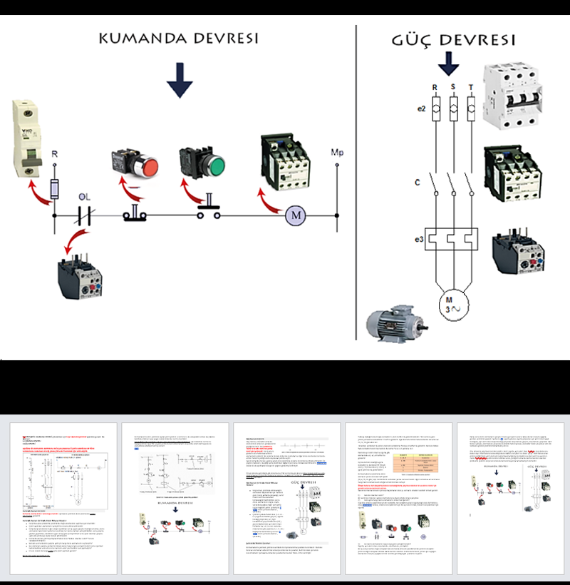 Kumanda Devresi ve Güç Devresi