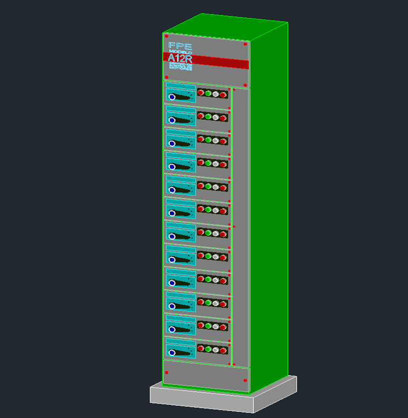 Motor Kontrol Panosu 3D Çizimi