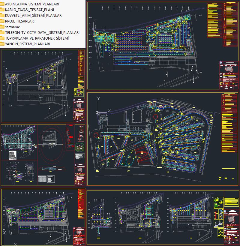 Nikah Salonu Tam Set Full Elektrik Tesisat Projesi