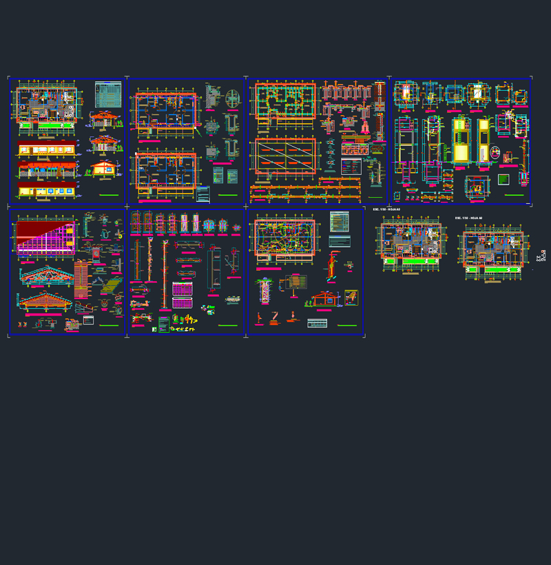 Özel Hastahane AutoCAD Projesi