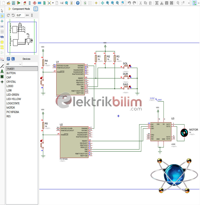 PIC ile Uzaktan Motor Kontrol