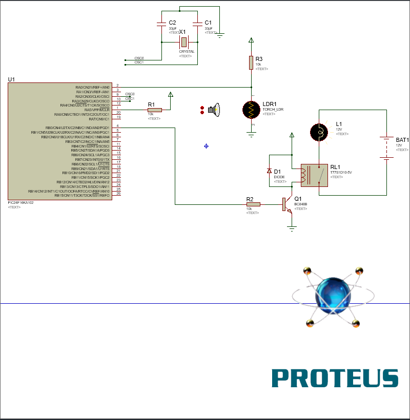 Proteus 8 ile Otomatik Sokak Aydınlatma Devresi