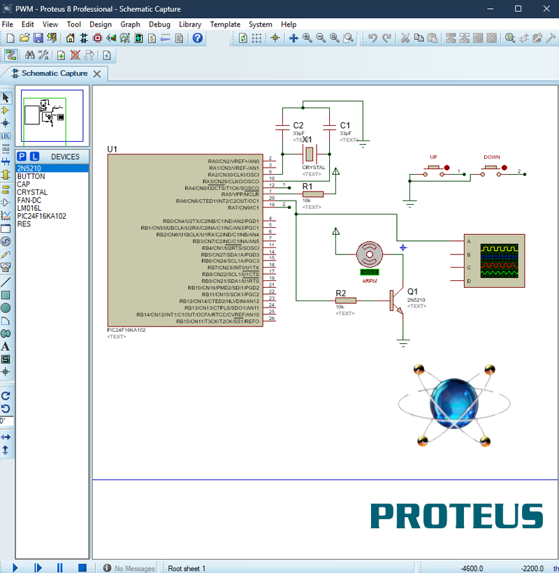 Proteus 8 ile PWM Uygulaması