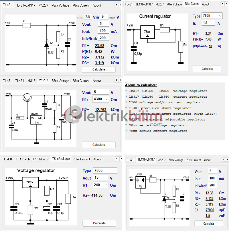 Regülatör Dizayn Hesaplama Programı