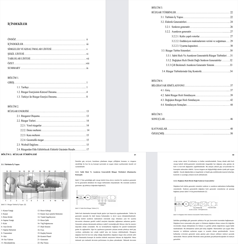 Rüzgar Türbinleri ile Enerji Üretimi