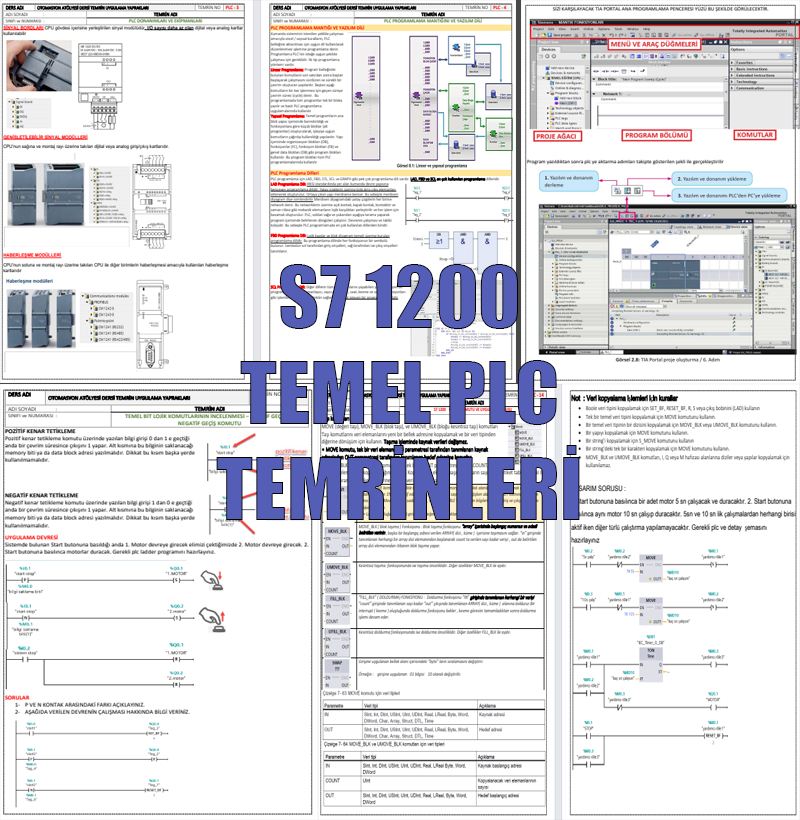 S7 1200 PLC Temrinleri