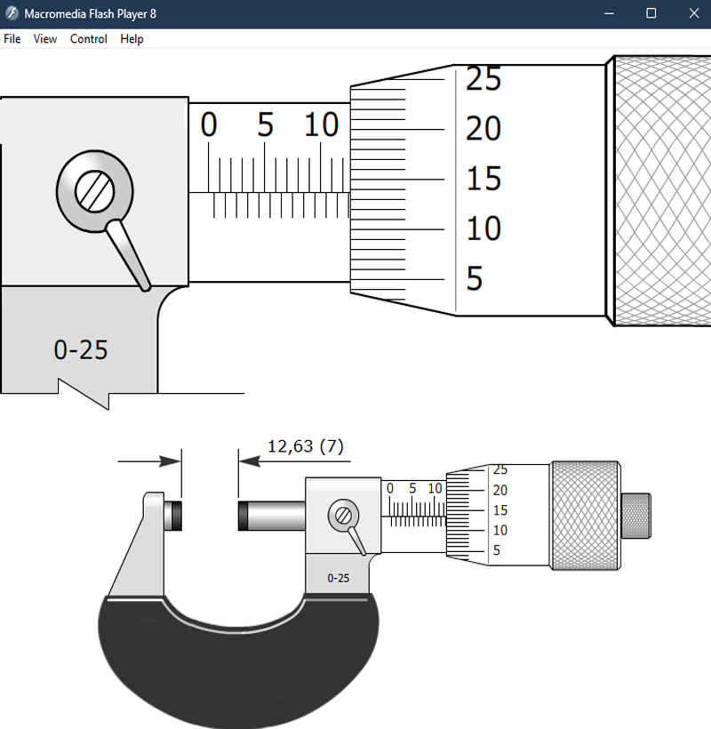 Sanal Mikrometre Simülatörü