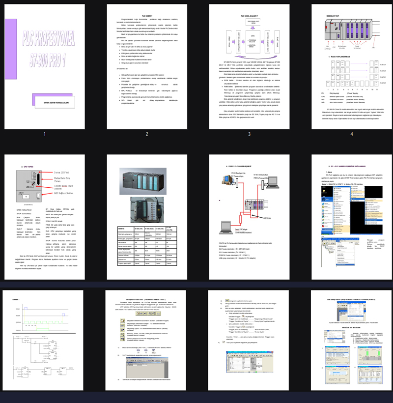 Siemens S7 300 Eğitim Notları