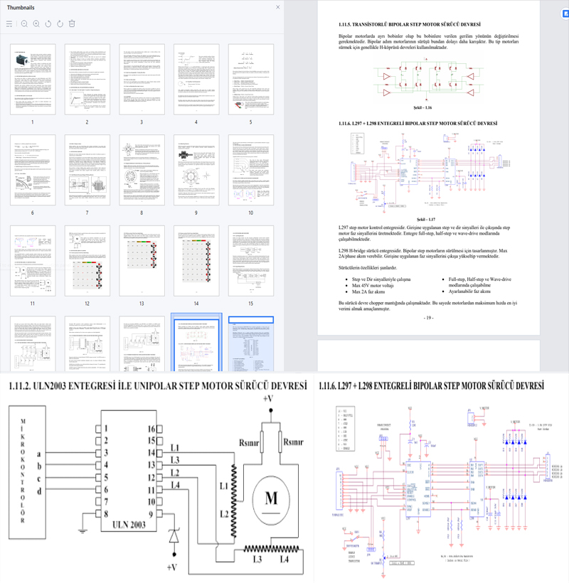 Step Motorlar ve Sürücü Sistemleri