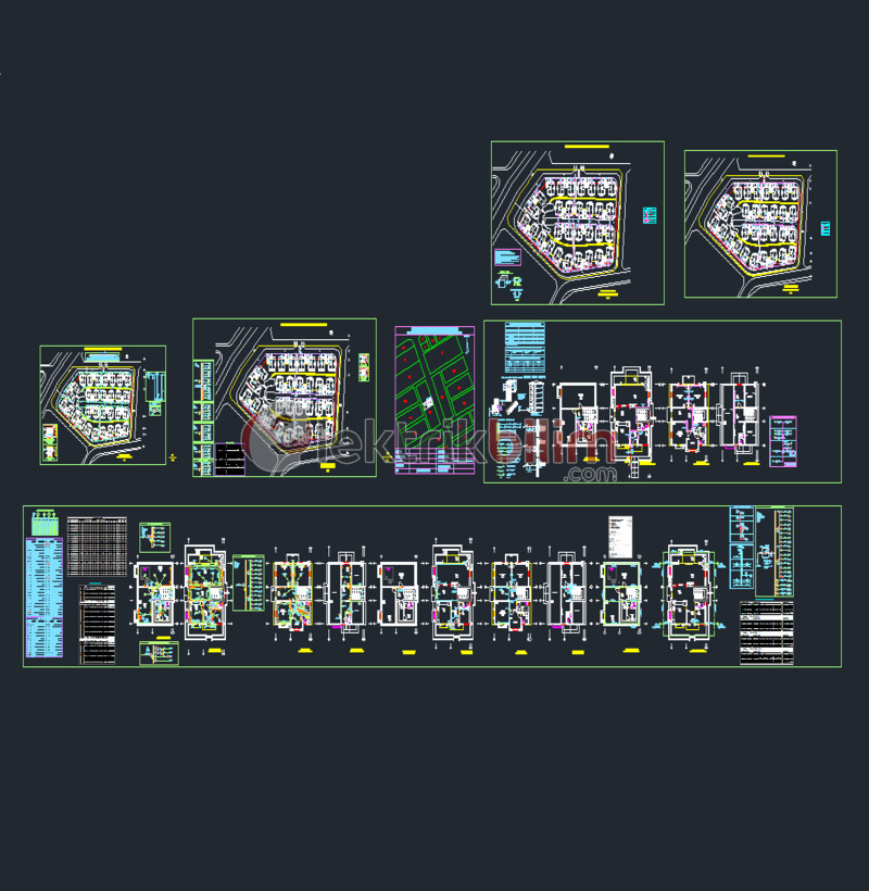 Tam Set Villa AutoCAD Proje