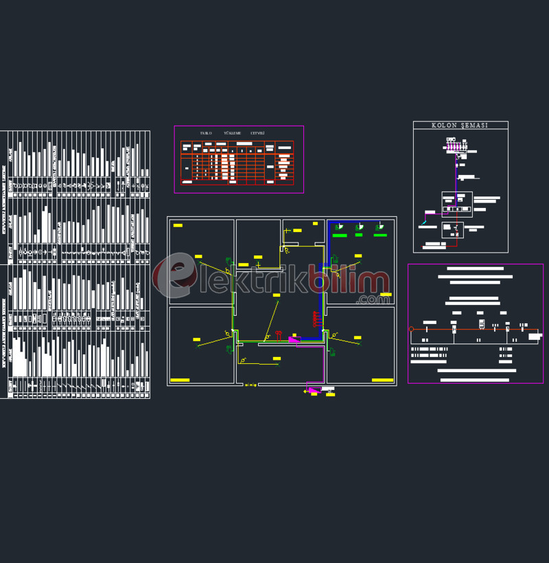 Tek Daire Köy Elektrik Proje