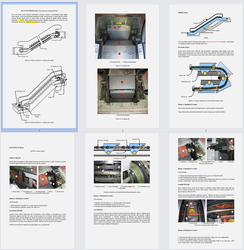 Yürüyen Merdiven Sistemi ve Arıza Giderme